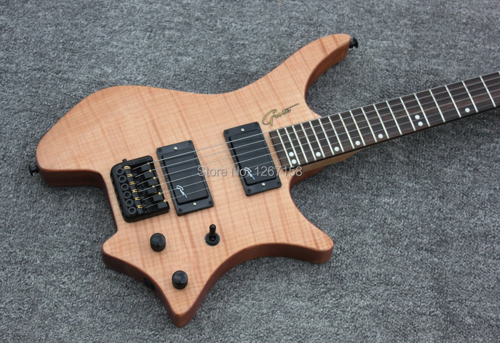 Стиль натуральный электрогитара strandberg Безголовый электрогитара все твердые тела Электрогитара прямо с фабрики