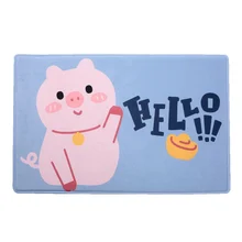 Фланелевый толстый ковер нескользящий супер абсорбирующий коврик для ванной комнаты ковер мультфильм ультра мягкий машинная стирка