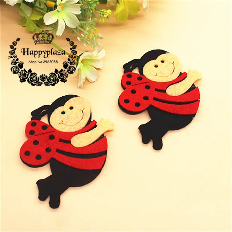 5 шт. аппликация в виде пчелы из нетканого материала|applique patch|felt accessoriesfelt patch |