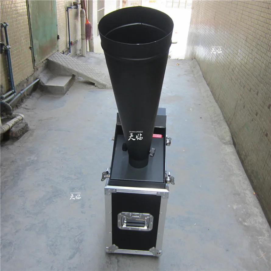 1 шт. Flycase Co2 машина для конфетти cannon+ 10 кг прямоугольной формы конфетти бумага(смешанный цвет) с газовой трубой