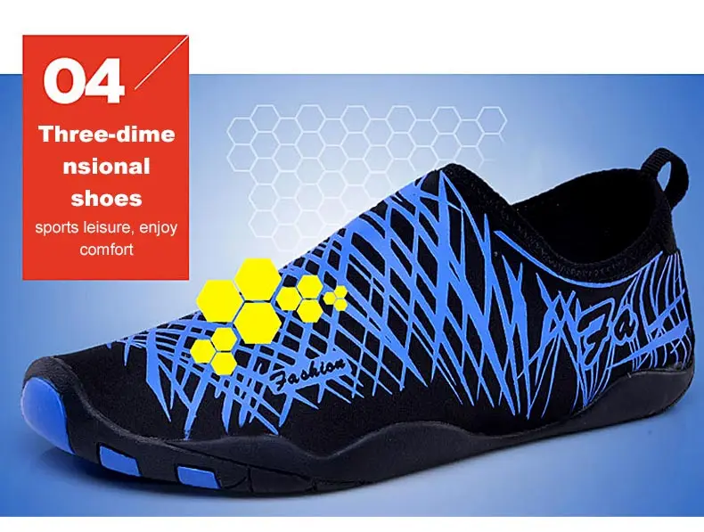 1 (20)Women Beach Wading Shoes Outdoor Swimming Water Shoes Adult Unisex Flat Soft Seaside Shoes Walking Lover Yoga Shoes