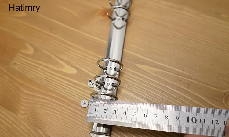 DIY Standerd A5 3 см связующее кольцо зажим для sprail ноутбук серебристого цвета A5 ноутбук натуральная кожа застежка для блокнота клип