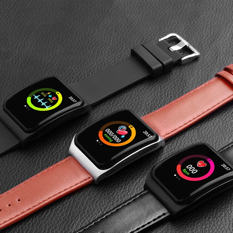

2019 blood pressure ecg ppg IP67 waterproof smart bracelet women men sleep tracker 1.3 inch IPS screen Gifts for IOS Android