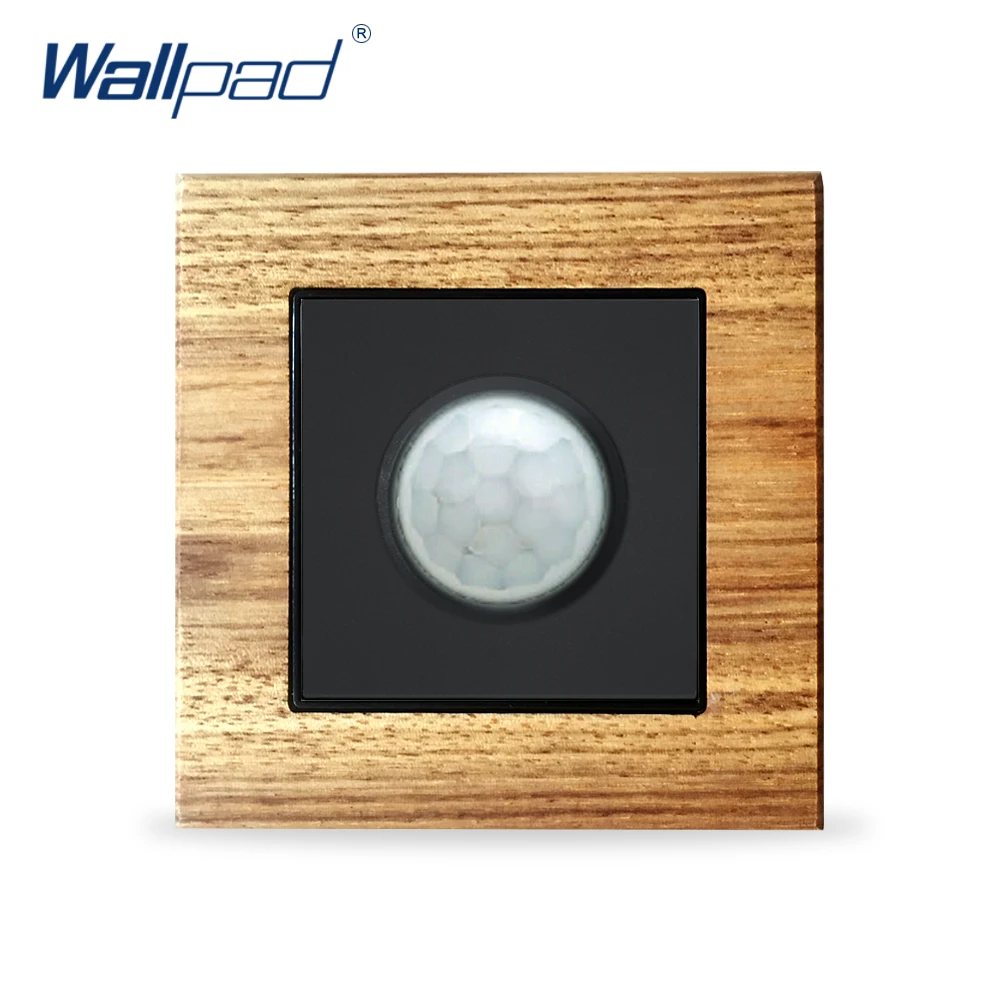 Датчик движения человеческого тела переключатели Wallpad роскошная деревянная
