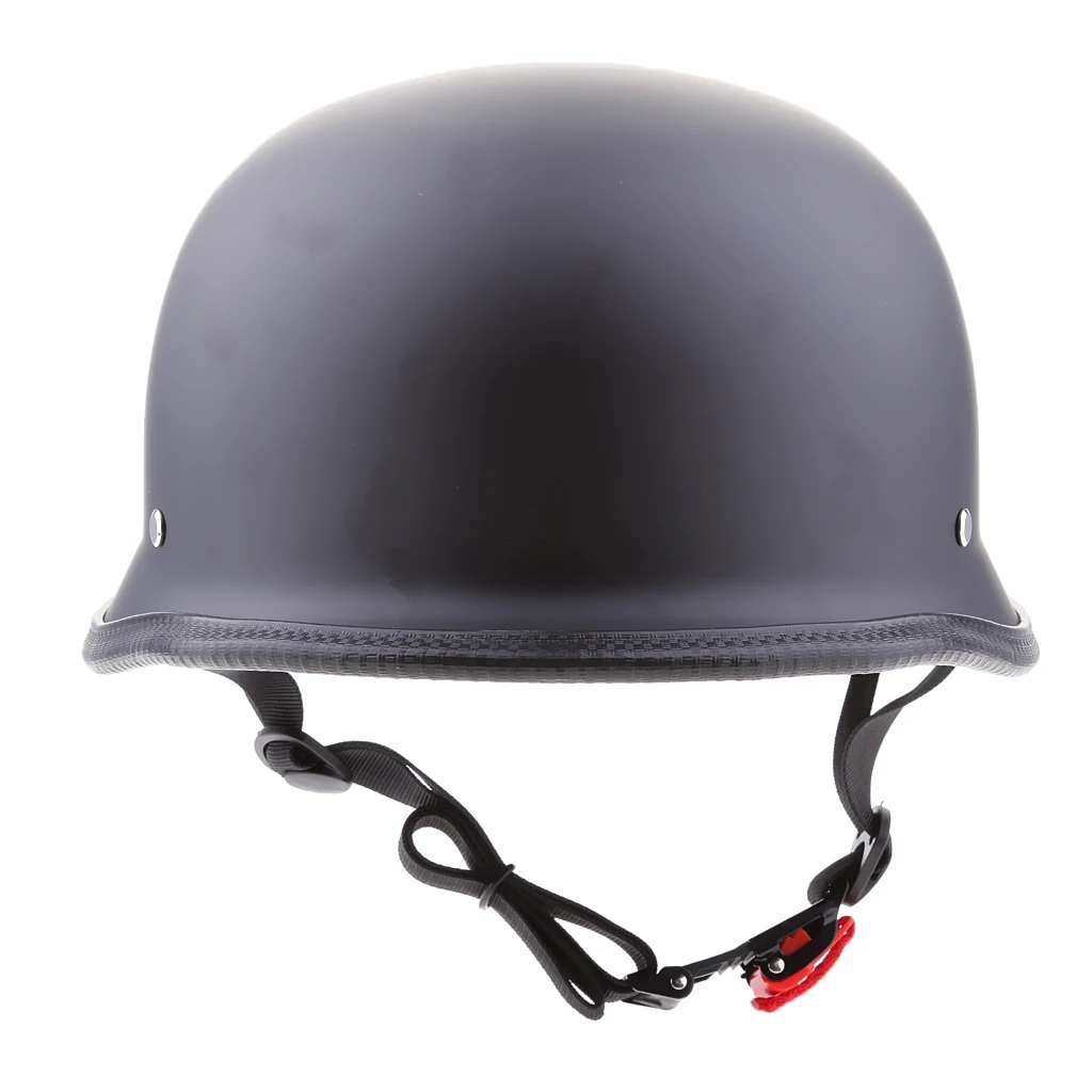 

Motorcycle Half Helmet Skull Cap Matte Black Chopper Safety Hard Protector Half casco moto capacete Scooter,Cruiser,Chopper