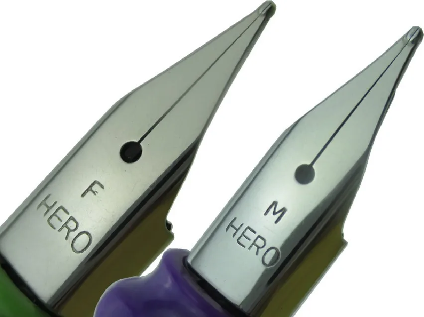 

Fountain pen F Nib / M Nib with gift box 7 colors to choose HERO 359 the best gifts Free Shipping