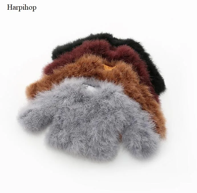 

Hot Sale New 2017 Women Child winter encryption 100% natural ostrich feathers turker fur coat boys and girl real fur vest HP510