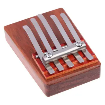 

5 Key Portable Kalimba Mbira Sanza Finger Thumb Music Piano Rosewood Finger Percussion Keyboard Instrument