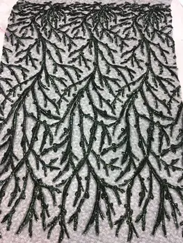 

high quality L-5127 tulle lace fabric With sequins french net fabric for party dress