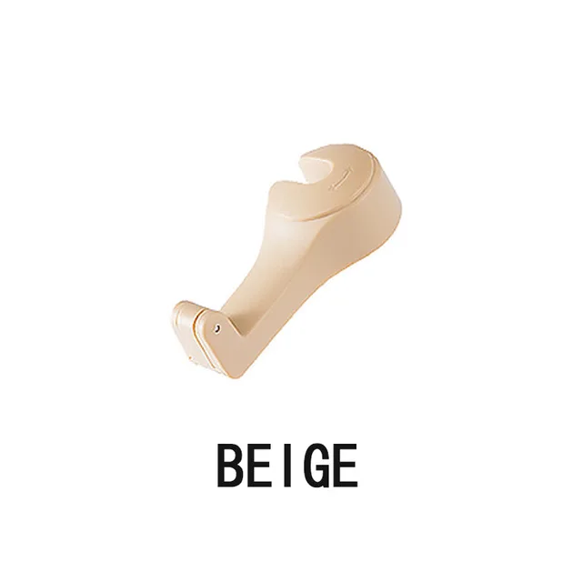 1pcs Beige На заднем сиденье автомобиля 1 шт. крюк для хранения и мобильный телефон для Fiat Punto Volkswagen VW Polo Passat B7 B8 Golf 5 6 7 Tiguan Touran T5 - Название цвета: 1pcs Beige