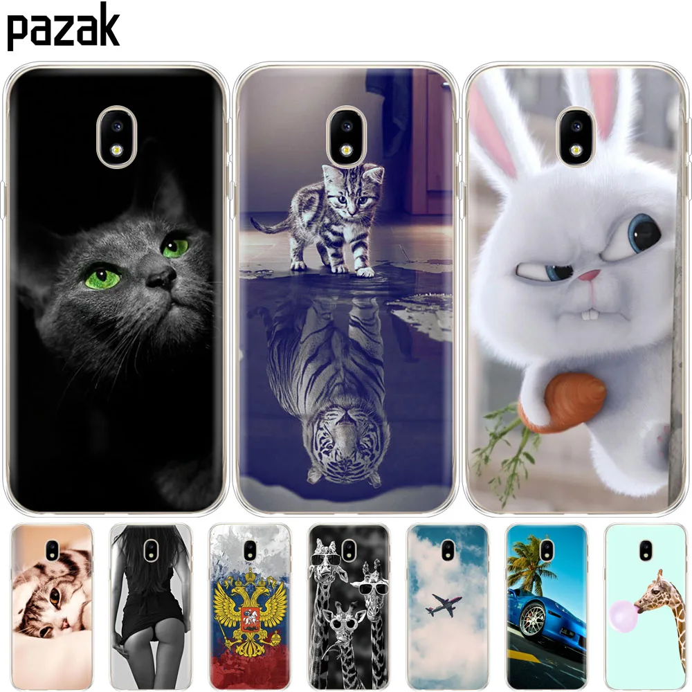 سيليكون الهاتف حقيبة لهاتف سامسونج غالاكسي J5 2017 J530F J5 برو 2017 حالات لينة TPU الهاتف شل غطاء ل سامسونج J5 2017 j530 البوب