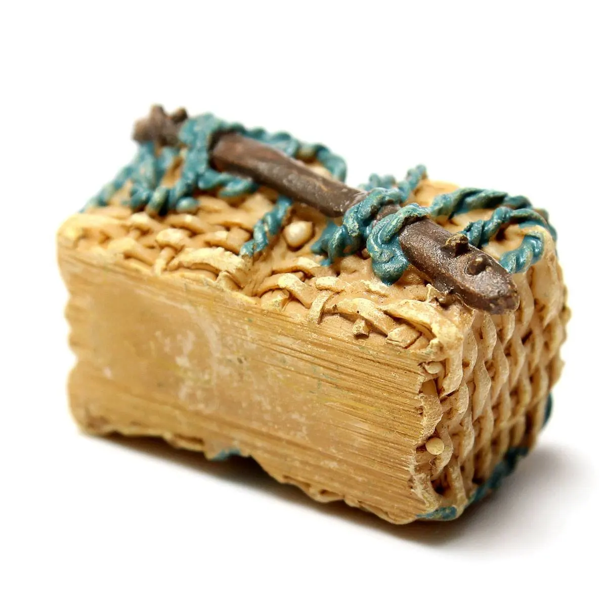 Miniature Dollhouse Ornament Pot Plant Craft Home Decor Wicker Gift Baskets AD