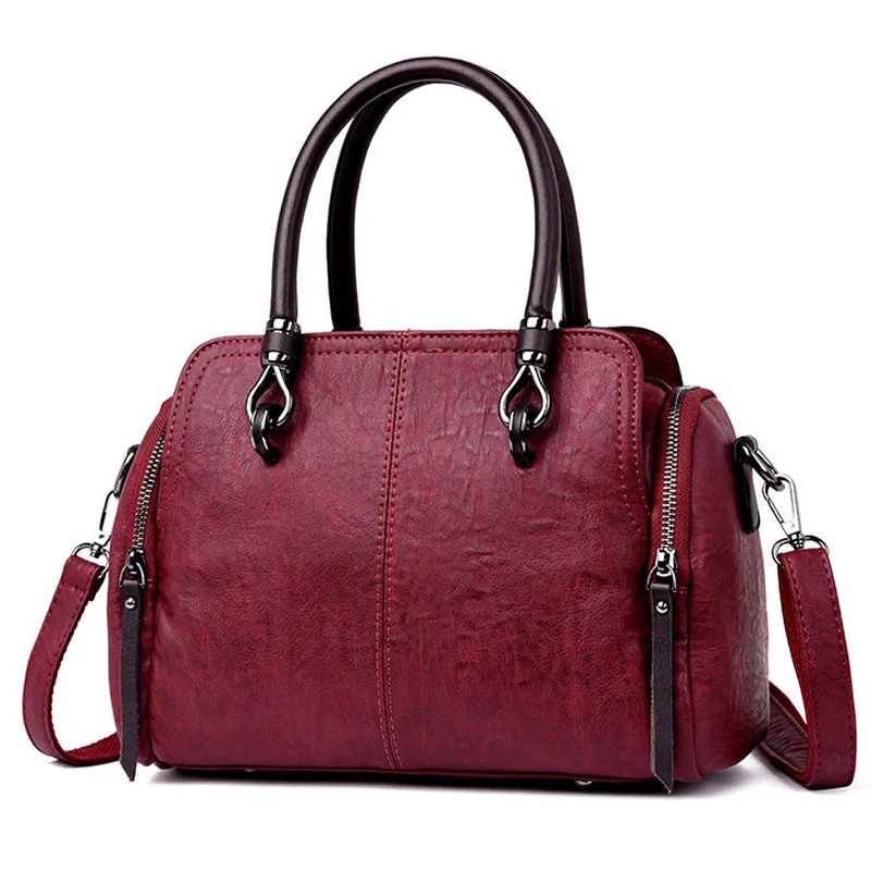 

Famous Brand Women Bags 2018 Large Capacity Zipper Handbags Designer High Quality Leather Shoulder Bags Ladies Casual Tote Bag