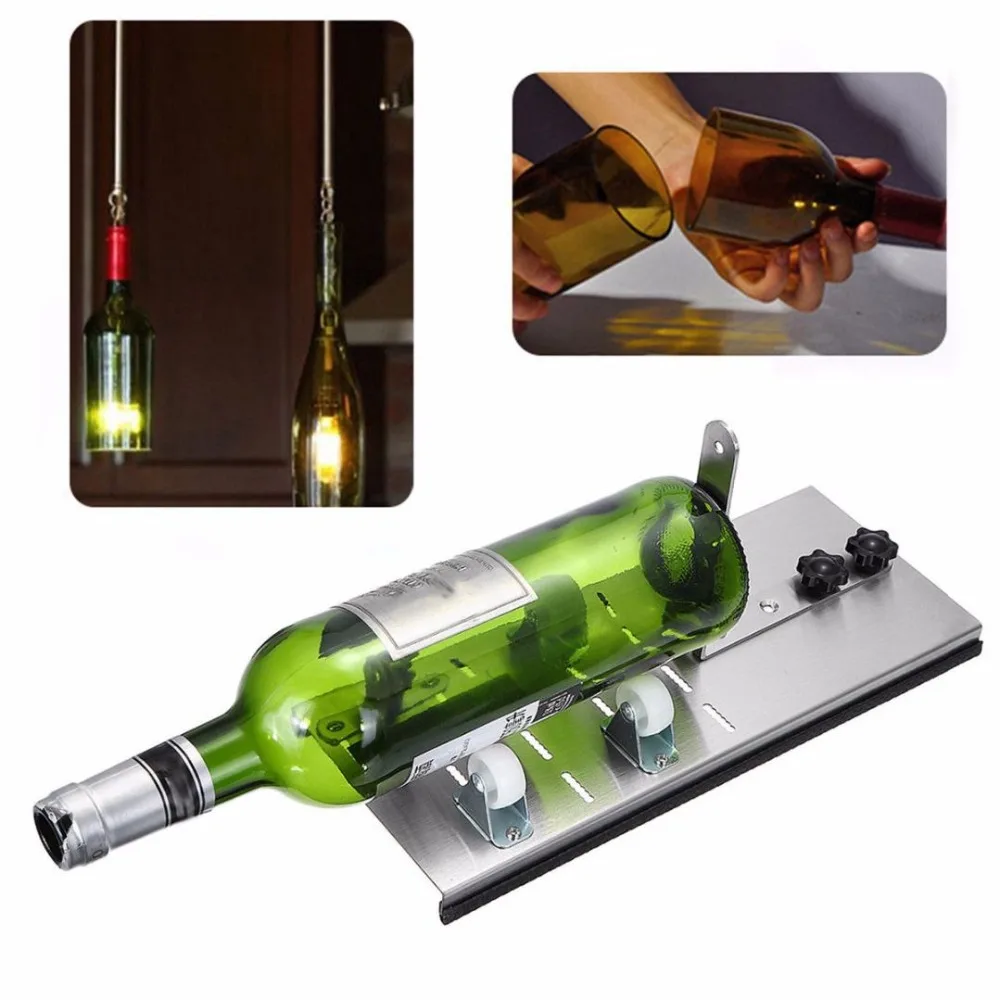 DIY Регулируемый стеклянная бутылка вина резак высокая прочность и твердость бутылки резаки для SIM карт резка машины Craft Recycle инструменты