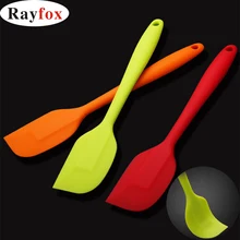 Кухня Еда Класс силиконовый шпатель с антипригарным покрытием масло для крема шпатель кондитерский скребок жаропрочная посуда, Кулинария оборудование для выпечки тортов Q4502