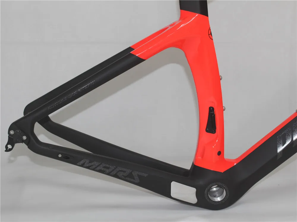 Discount 2019 PHESANTS MARS Black Red T800 Carbon Fiber Road Bicycle Frame Bike Carbon Frame 5 Sizes Choice Two Years Warranty 4