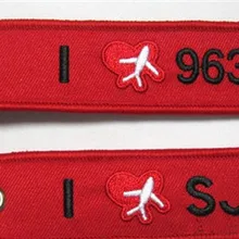 Я люблю 96360 я люблю sjw Вышивка брелок вышитый брелок