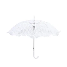 Стильный Изысканный Зонтик в западном стиле, кружевной зонтик, элегантный декоративный Винтажный кружевной зонтик для девушек, невест, женщин