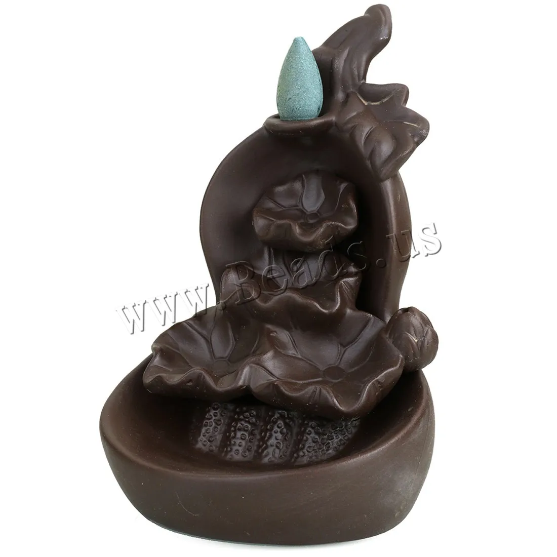 Home Decor Backflow Incense Burners Ceramic Smoke Waterfall Creative Mountain River Handicraft Incense Holder Censer Use In Home