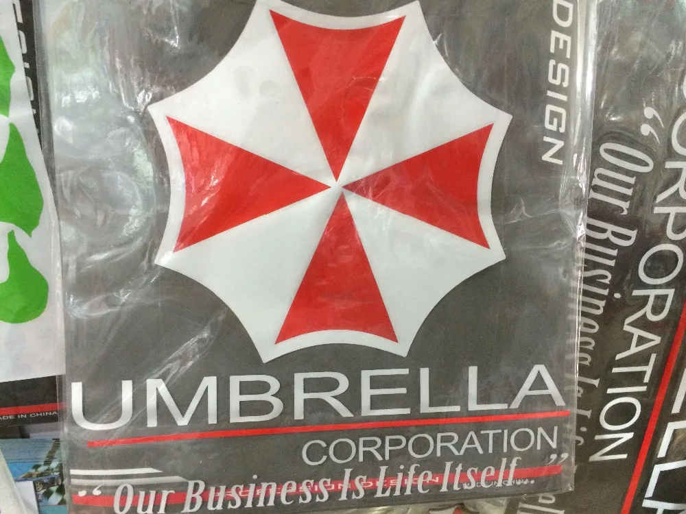 2 Stücke Auto Aufkleber Resident Evil Umbrella Corporation Auto
