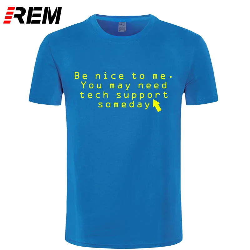 REM Be Good, вам может потребоваться техническая поддержка компьютерного программиста, Рождественская Мужская футболка, Мужская хлопковая футболка с коротким рукавом, Топ