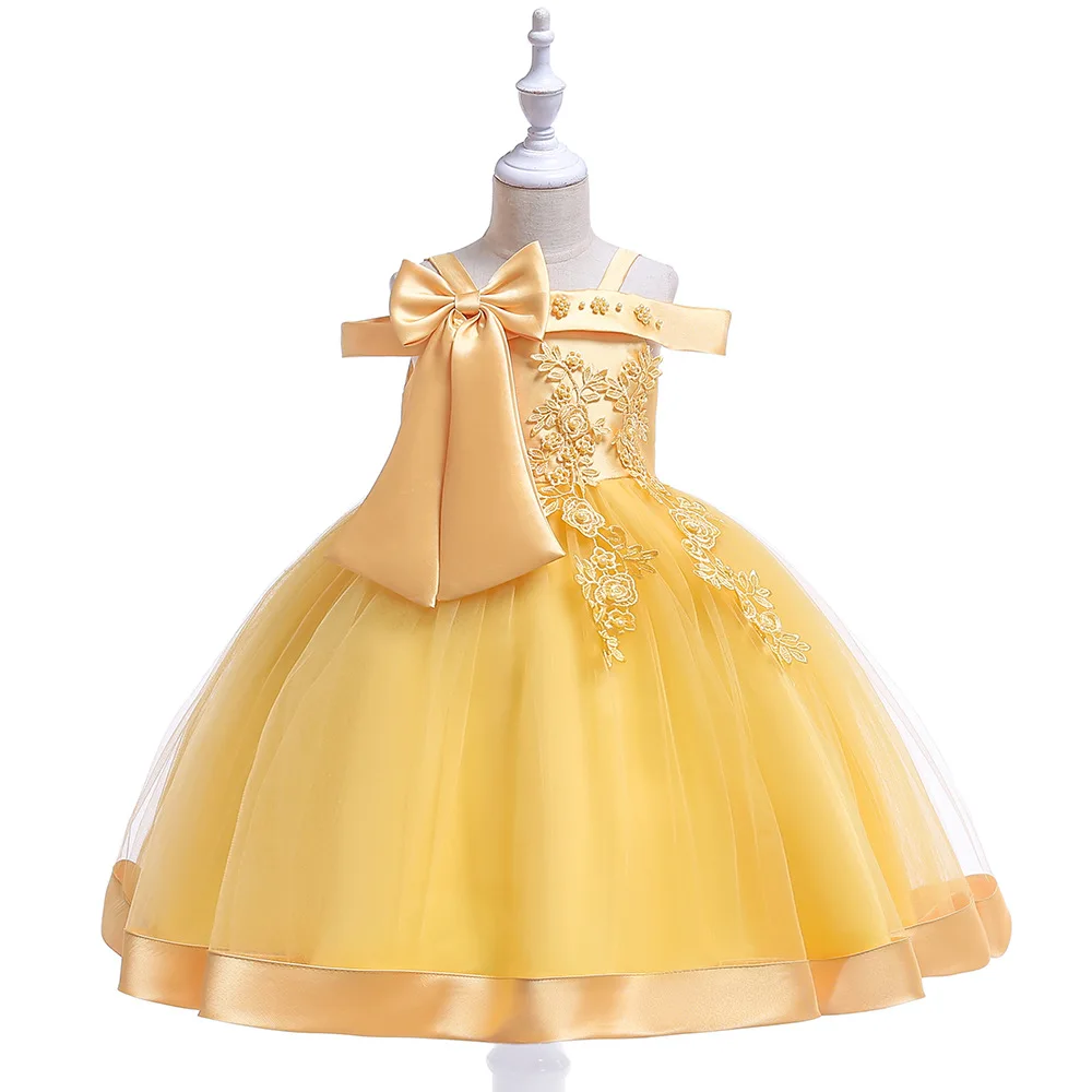 Girl Dress For Wedding Baby Girl 3-10 Years Birthday Outfits Children's Girls First Communion Dresses Girl Kids Party Wear