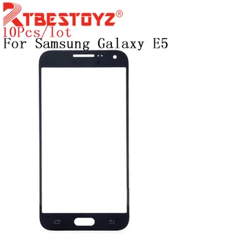

RTBESTOYZ 10PCS/Lot Touch Screen Panel Replacement For Samsung Galaxy E5 E500 E500F LCD Front Outer Glass Cover Lens With Logo