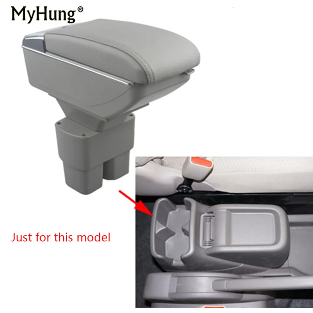 

For Nissan NV200 2010-2017 Armrest box Central Console Arm Store With Rise and Down Function box cup holder ashtray Car box