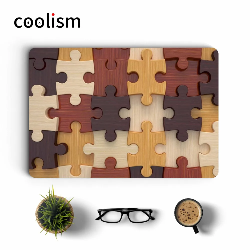 Wood Puzzle Laptop Skin Sticker Decal for font b Apple b font font b Macbook b