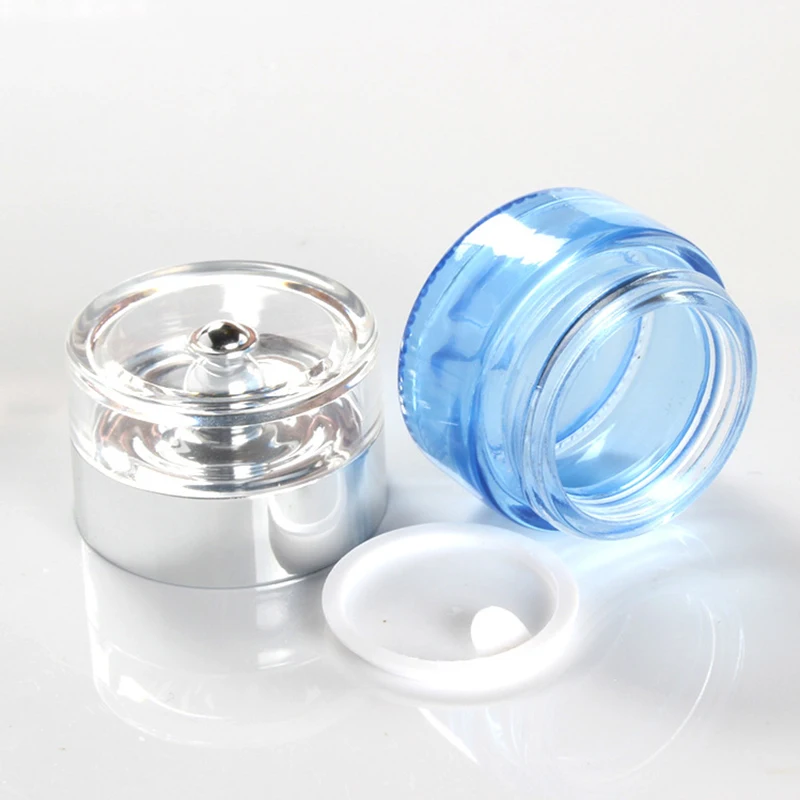 20ml Empty Cosmetic Container Face Cream Eye Glass Bottle Travel Women Refillable Bottles | Красота и здоровье