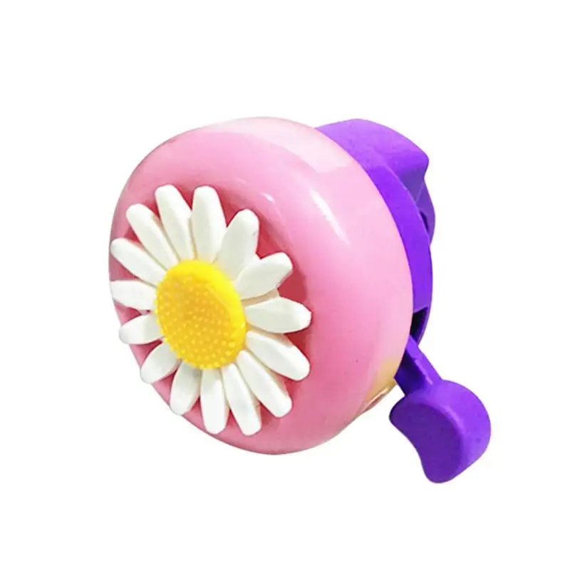 Daisy Flower Pattern Bicycle Bell Safety Loud Clear Bike Cute for Kid Girls