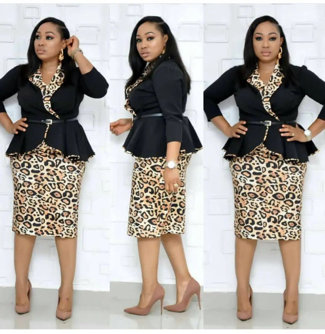 

2019 new arrival elegent fashion style summer african women beauty plus size two pieces sets top and skirt