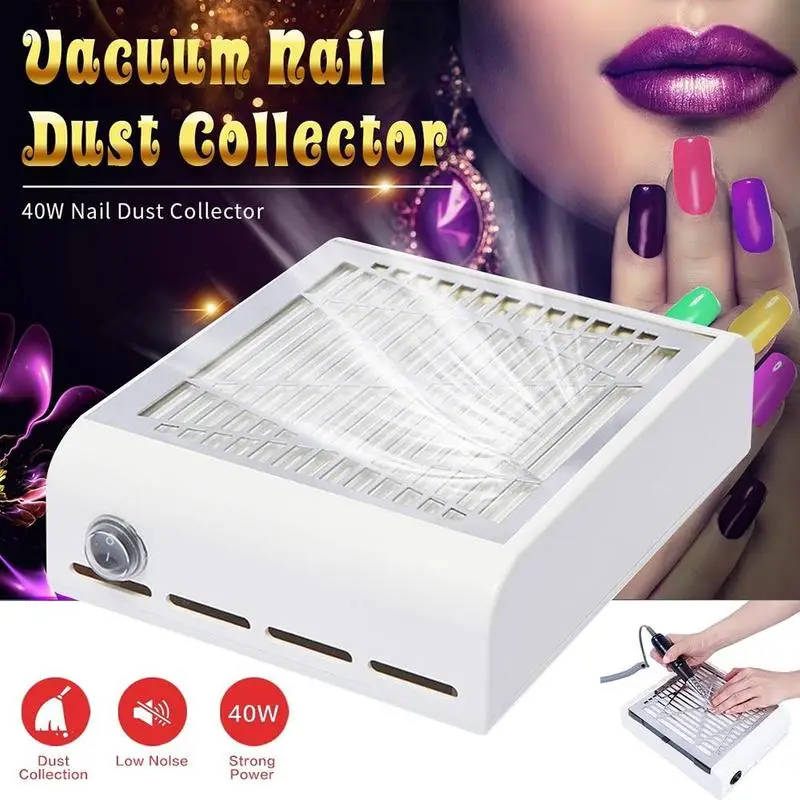 

40w Nail Tools Japanese Nail Vacuum Cleaner Dust Machine Tools Self-contained Filter Professional Powerful Vacuum Cleaner Fan
