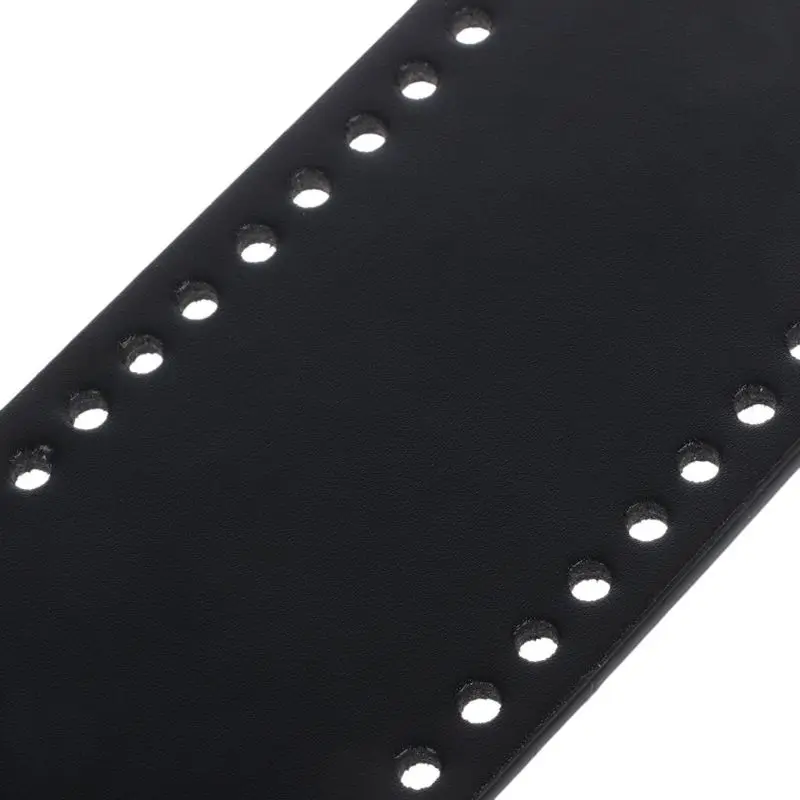 Rectangle Bottom with Holes for Knitting Bag PU Leather Handbag DIY Shoulder Bags Accessories