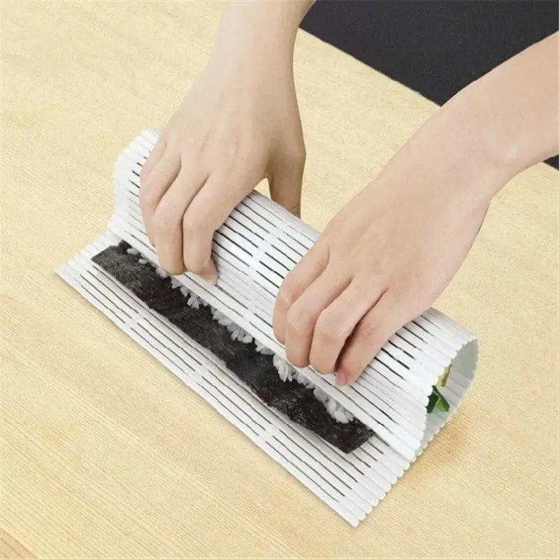 buy DoreenBeads Eco friendly Plastic Sushi Tools Makers Rolling Mats Mouldproof Seaweed Rice DIY Home Restaurant Use 24.2*21.5cm 1PC