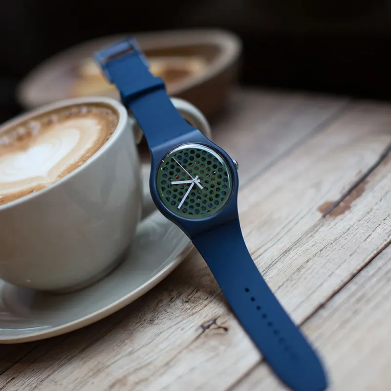 Часы swatch оригинальные цветные кварцевые мужские часы SUON113|Кварцевые часы| |