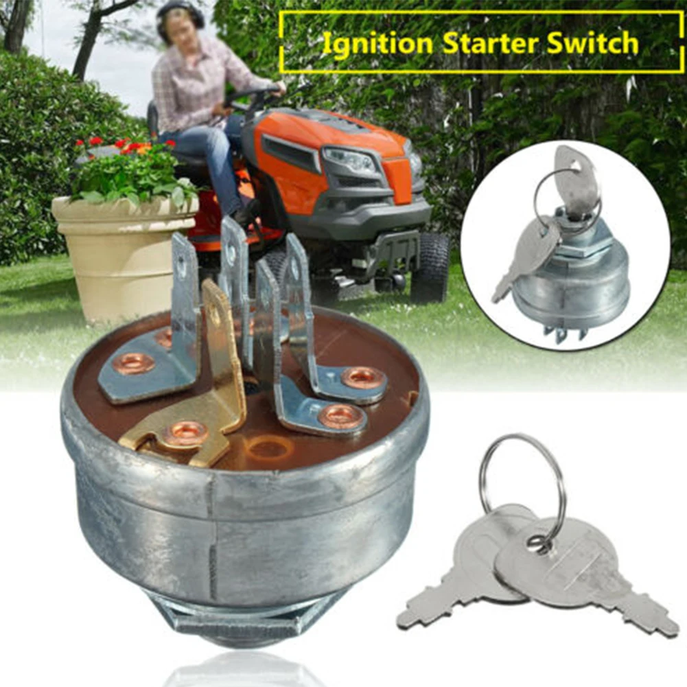 

5 Pins Easy Install With Key Lightweight Universal Ignition Starter Switch Durable Tractor Mower Use Portable For MTD 725 0267