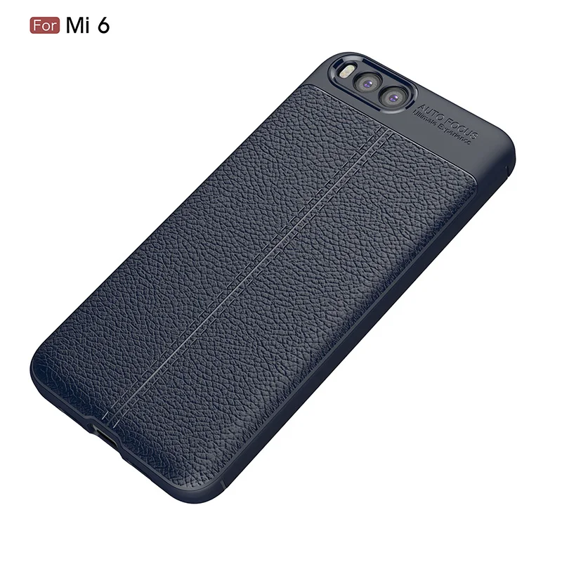 Litchi leather silicone case xiaomi mi6 (17)