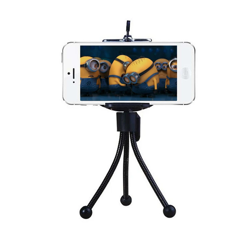 Mobile Phone Stand Car Phone Holder Flexible Tripod Bracket Stand Mount For Digital Camera Mini Portable Flexible Desktop Stent (5)