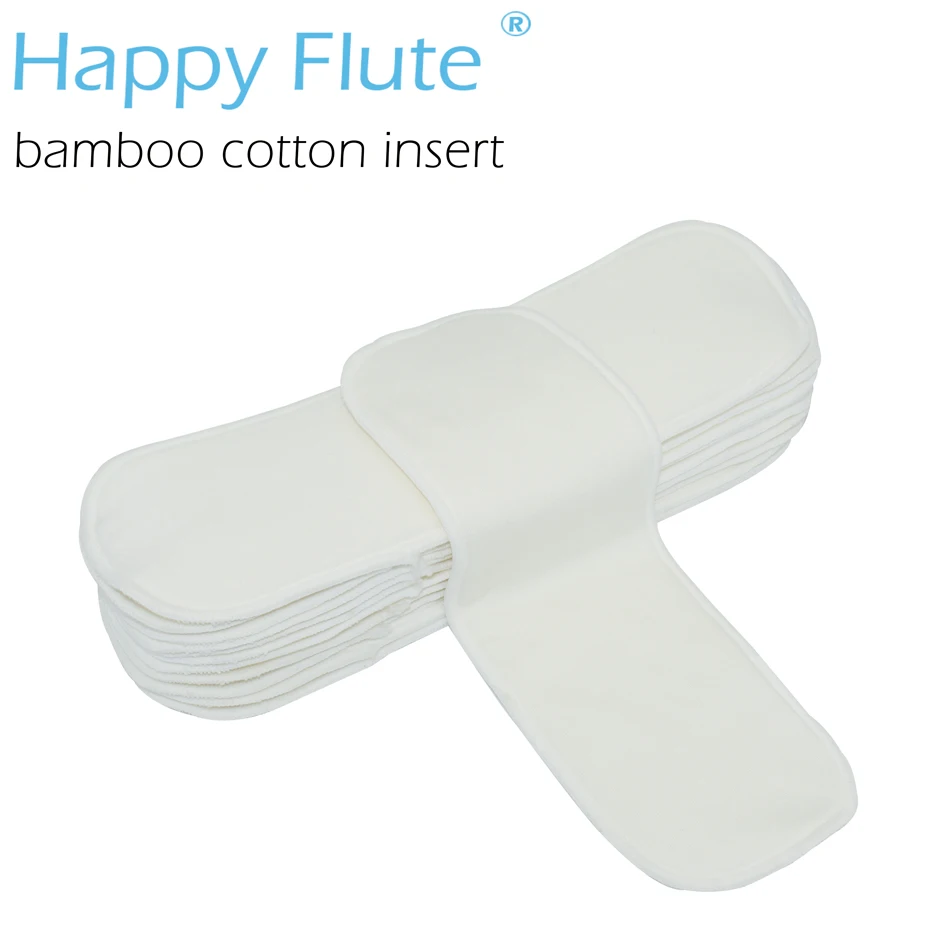

36*11cm Bamboo Cotton Diaper Insert,2 layers bamboo cotton with a layer microfiber in the middle