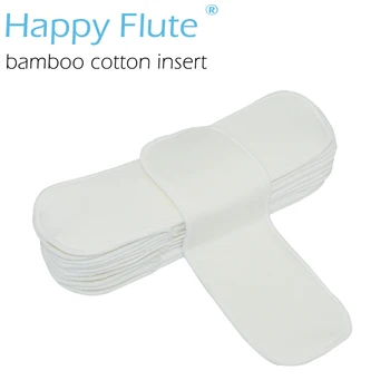 

36*11cm Bamboo Cotton Diaper Insert,2 layers bamboo cotton with a layer microfiber in the middle