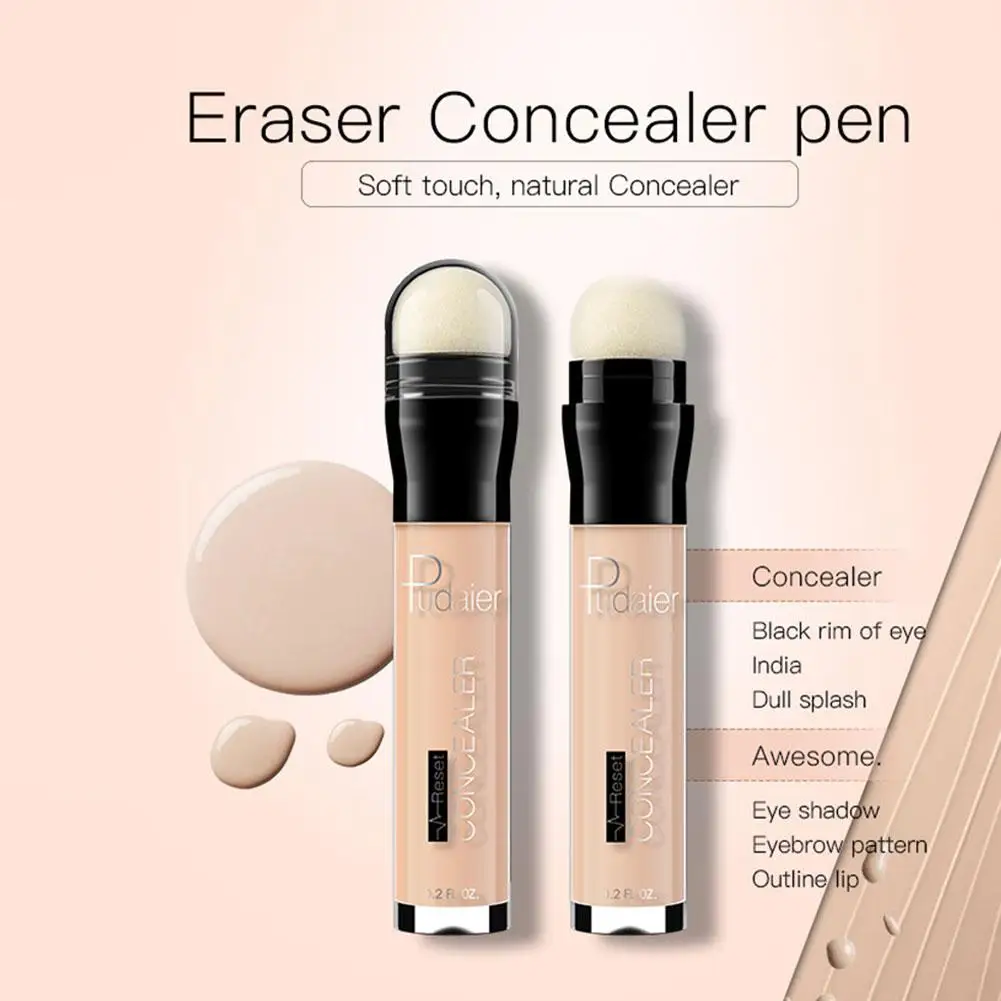 

HobbyLane 1pcs Professional Concealer Pen Makeup Brighten Moisturizer Concealer Base Cosmetics Waterproof Make Up Base