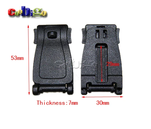 

2pcs Plastic Hardware Molle Tactical Backpack Strap Buckles Webbing Connecting Clip Outdoor Camping Hike Travel Kits#FLC074-B