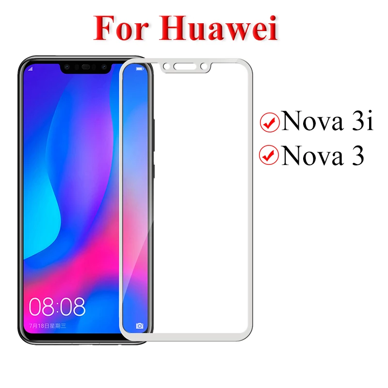 9D полный клей Защитное стекло для huawei Nova 3 3i закаленное стекло Защищенный телефон протектор экрана на Huawey Honor Nova 3 I I3 Tremp