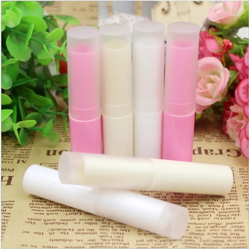 50 Pcs/lot Lip Balm Tube 4g Deodorant Container Lotion Bar Twist Empty