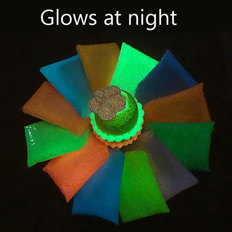 Светится ночью слизь фимо Полимерная глина воздушный сухой тесто легкий мягкий Моделирование Пластилин «сделай сам» Развивающие игрушки 12 цветов
