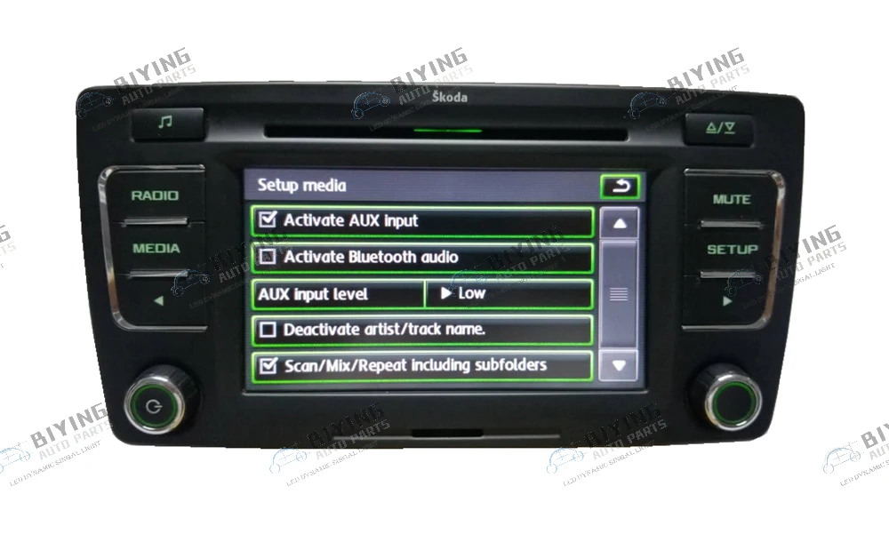 Используется для SKD PQ Octavia Yeti Радио Стерео RCD510 USB MP3 AUX 6 Changer CD плеер