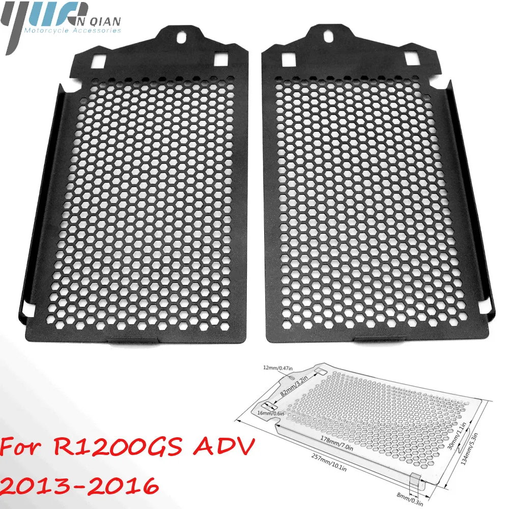 

For BMW R1200GS ADV 13-16 Radiator Grill Guard Cover Motorcycle Radiator Grill Guard Cooler Cover For BMW R1200 GS ADV 2013-2016