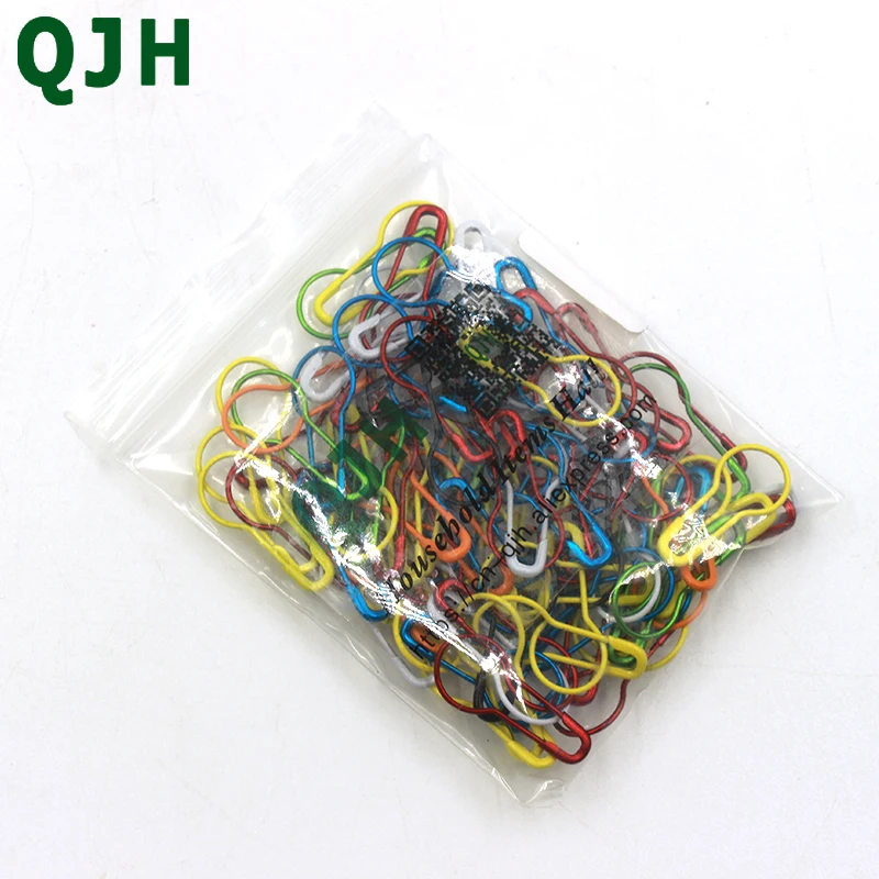 100 Pcs Marqueurs cuivre Stitch tricoter Craft aiguille clip crochet outil de verrouillage