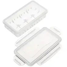 Newest Storage Box 2PCSBattery Case 18650 18350 Waterproof Dustproof Safe Travel Storage Holder Box dig6527